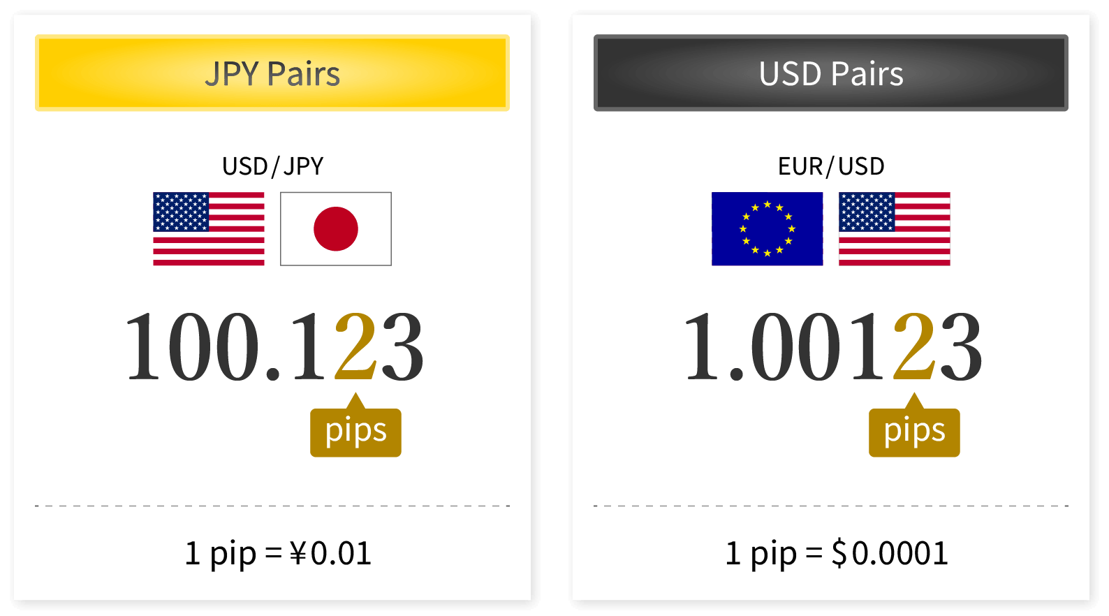 ピップスの通貨換算