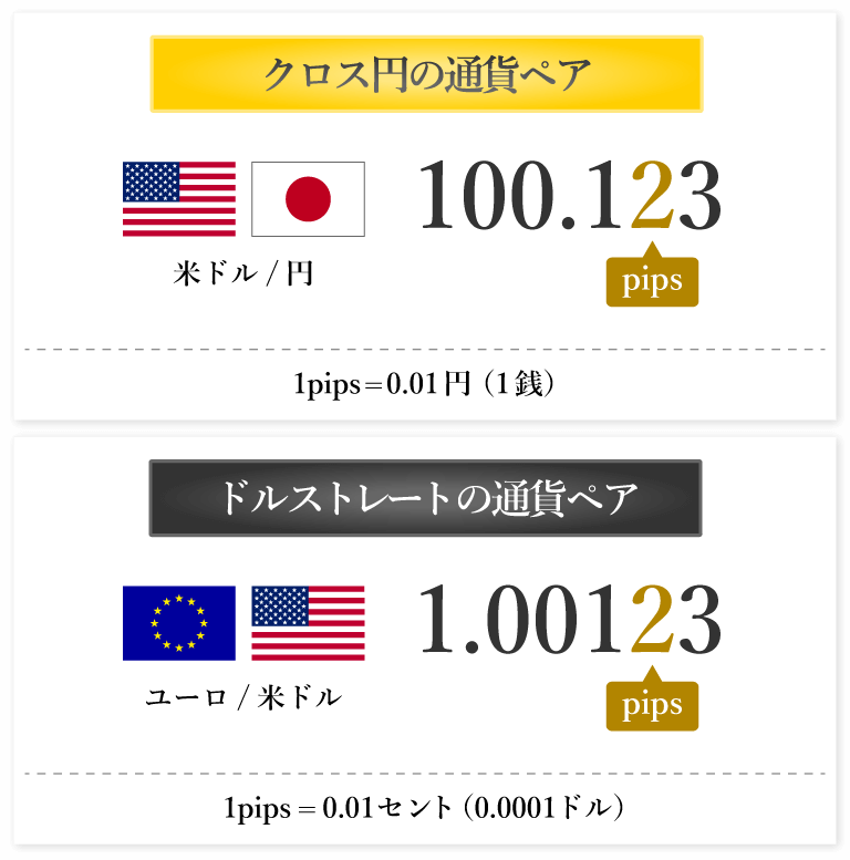ピップスの通貨換算