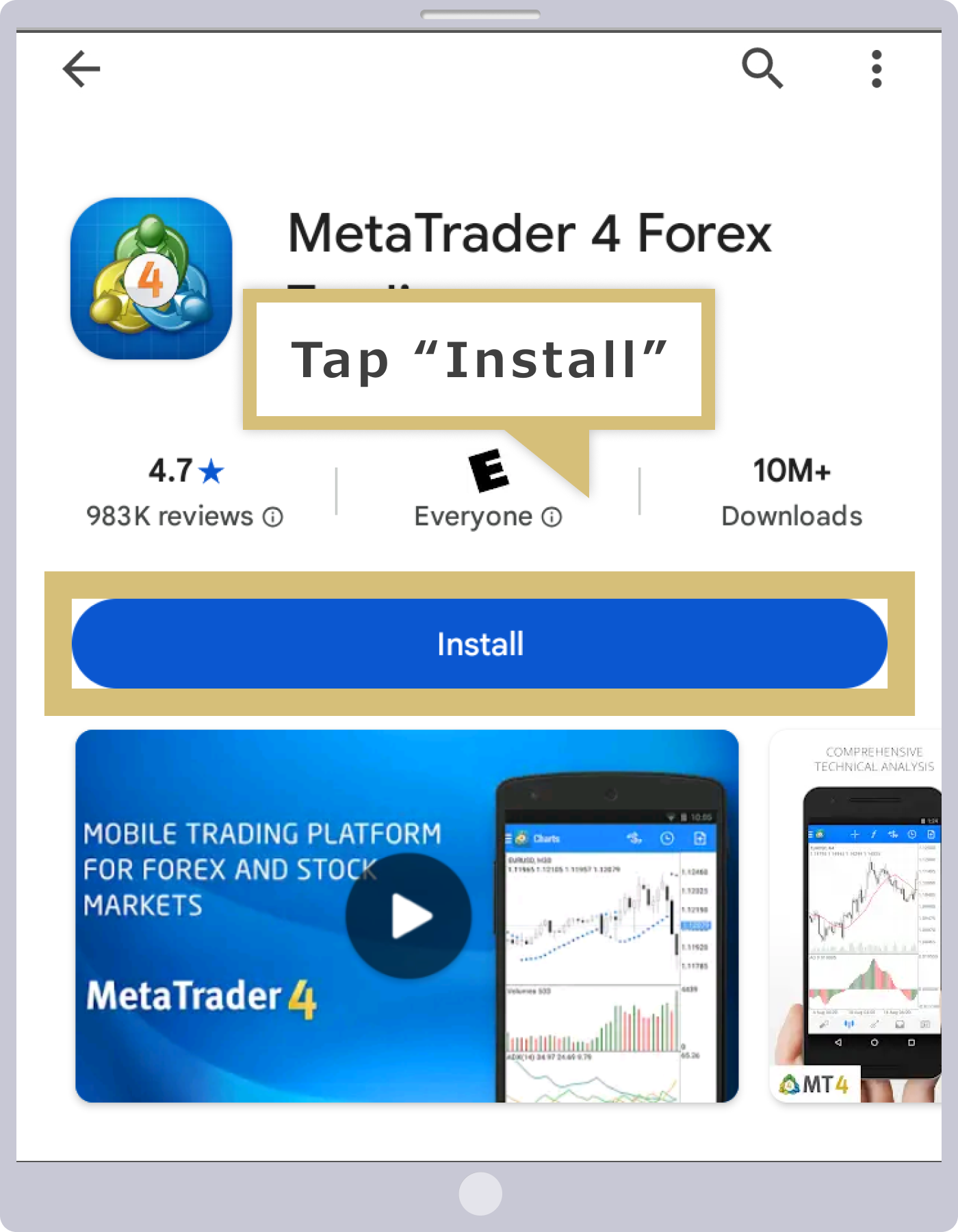 MT4・MT5アプリインストール（Android版）
